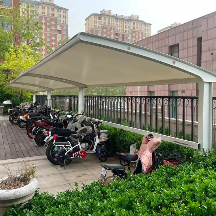 同德县膜结构电动车棚